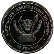 20 Francs Falkland Islands Wolf obverse image