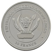 20 Francs Smilodon obverse image