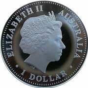 1 Dollar - Elizabeth II 4th Portrait - Prince Henry of Wales 21st Birthday obverse image
