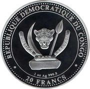 20 Francs Quetzalcoatlus obverse image