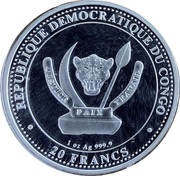 20 Francs Wooly Mammoth obverse image