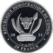 20 Francs The Bear obverse image