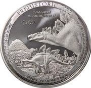 20 Francs Stegosaurus, Republic of the Congo, 2023 reverse image