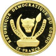 25 Francs Turtle Ship obverse image