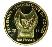100 Francs Canadian Maple Leaf obverse image