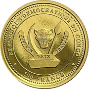 100 Francs Lion obverse image