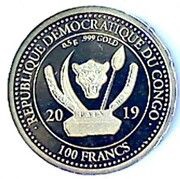 100 Francs Tutankhamun obverse image
