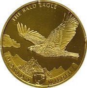100 Francs The Bald Eagle, Congo, 2021 reverse image