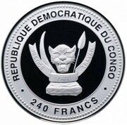 240 Francs Year of the Goat; Lucky obverse image
