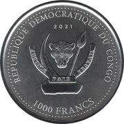 1000 Francs Shoebill Stork obverse image