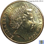 1 Dollar - Elizabeth II 4th Portrait - XVIII Commonwealth Games Melbourne 2006 obverse image
