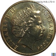 1 Dollar - Elizabeth II 4th Portrait - Television 50 Yrs obverse image