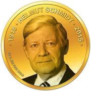 100 Francs CFA Helmut Schmidt, Republic of the Congo, 2015 reverse image