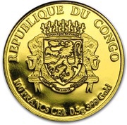 100 Francs CFA Merry Christmas obverse image