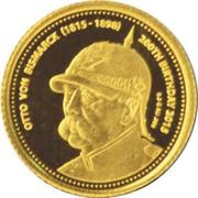 100 Francs CFA Otto von Bismarck, Republic of the Congo, 2015 reverse image