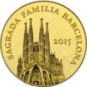 100 Francs CFA Sagrada Familia, Republic of the Congo, 2015 reverse image
