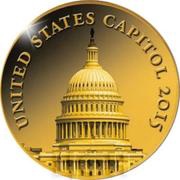 100 Francs CFA US Capitol, Republic of the Congo, 2015 reverse image