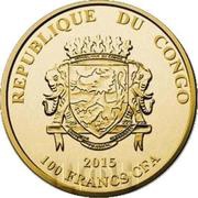 100 Francs CFA Tenochtitlan obverse image