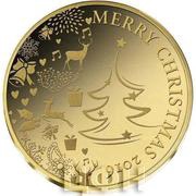 100 Francs CFA Merry Christmas, Republic of the Congo, 2016 reverse image