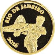 100 Francs CFA 2016 Summer Olympic Games, Republic of the Congo, 2016 reverse image