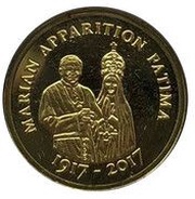 100 Francs Aparição de Fátima, Republic of the Congo, 2017 reverse image