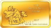 100 Francs CFA You shall not steal, Republic of the Congo, 2017-2018 reverse image