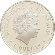 1 Dollar - Elizabeth II 4th Portrait - Queen Elizabeth II 80th Birthday obverse image