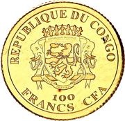 100 Francs CFA Goats obverse image