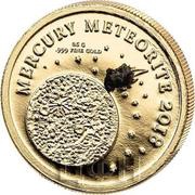 100 Francs CFA Mercury Meteorite, Republic of the Congo, 2018 reverse image