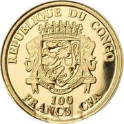 100 Francs CFA Protoplanetary Meteorite obverse image