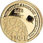 100 Francs CFA Protoplanetary Meteorite, Republic of the Congo, 2018 reverse image