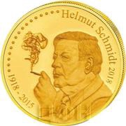 100 Francs CFA Helmut Schmidt, Republic of the Congo, 2018 reverse image