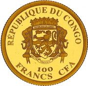 100 Francs CFA Ark of the Covenant obverse image