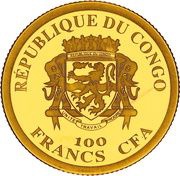 100 Francs CFA Golden calf obverse image