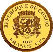 100 Francs CFA Treasure of the Templars obverse image