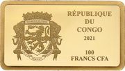 100 Francs CFA You shall not covet your neighbor's wife obverse image