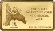 100 Francs CFA You shall not covet your neighbor's wife, Republic of the Congo, 2021 reverse image