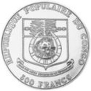 500 Francs CFA 1992 Summer Olympic Games obverse image