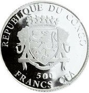 500 Francs CFA Good Luck obverse image