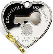 500 Francs CFA My Heart obverse image