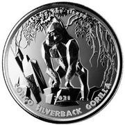 500 Francs CFA Congo Silverback Gorilla, Republic of the Congo, 2021 reverse image
