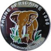 1000 Francs CFA Elephant, Republic of the Congo, 1996 reverse image