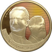 1 Dollar - Elizabeth II 4th Portrait - Figures of Note - Kingsford Smith and Hargrave, Australia, 2006 reverse image