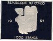 1000 Francs CFA Fauna obverse image