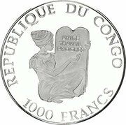 1000 Francs CFA 2000 Summer Olympic Games obverse image