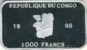 1000 Francs CFA S.S. Europa obverse image