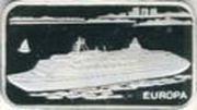 1000 Francs CFA S.S. Europa, Republic of the Congo, 1999 reverse image