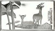 1000 Francs CFA Gerenuk, Republic of the Congo, 1999 reverse image