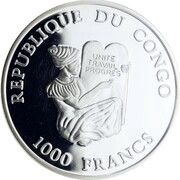 1000 Francs CFA Portuguese Merchant Ships obverse image