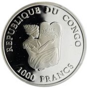 1000 Francs CFA James Cook obverse image